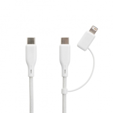 Logotrade corporate gifts photo of: Boost RCS reycled PET 20W type C 2 pcs charging set