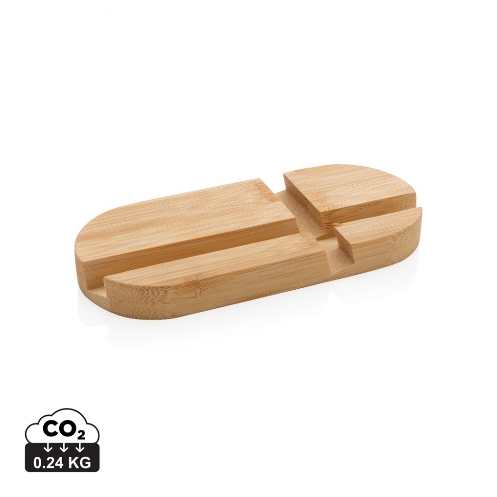 Logotrade promotional items photo of: Bamboo tablet and phone holder