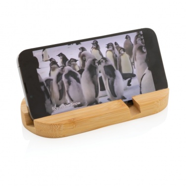 Logotrade advertising products photo of: Bamboo tablet and phone holder