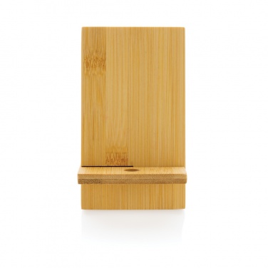 Logotrade promotional item image of: Bamboo phone stand in kraft box