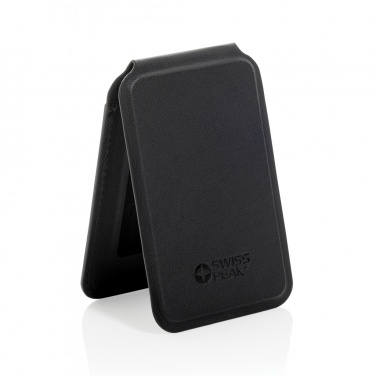 Logotrade advertising product picture of: Magstand RCS recycled PU magnetic phone wallet with stand