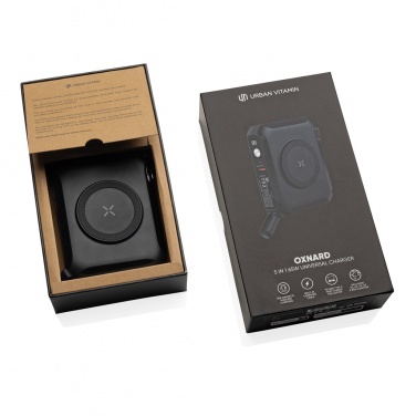Logo trade promotional items image of: Urban Vitamin Oxnard 5 in 1 65W universal charger