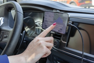 Logo trade promotional products image of: Acar RCS recycled plastic 360 degree car phone holder