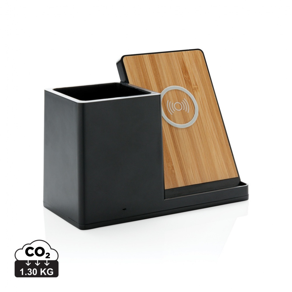 Logotrade promotional gift picture of: Ontario RCS recycled plastic 10W wireless charger