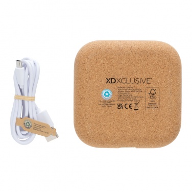 Logotrade promotional merchandise picture of: Oregon RCS recycled plastic and cork 10W wireless