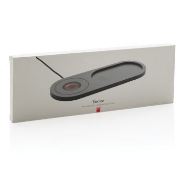 Logotrade promotional item image of: Encore 10W wireless charging valet tray
