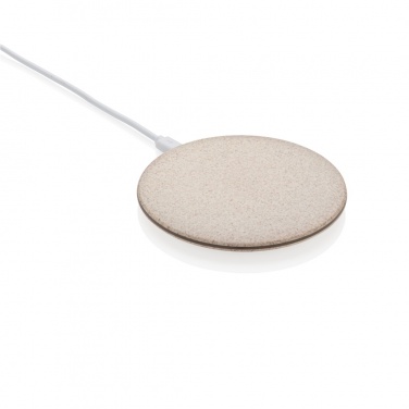 Logo trade promotional products picture of: 5W Wheat straw wireless charger