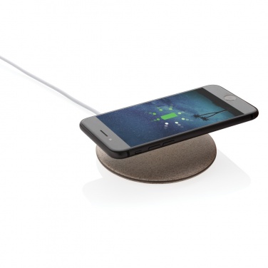 Logotrade promotional giveaway picture of: 5W Wheat straw wireless charger