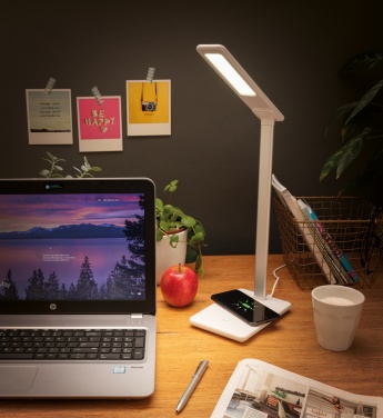 Logo trade corporate gifts image of: 5W Wireless Charging Desk Lamp