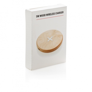 Logotrade promotional merchandise image of: 5W wood wireless charger