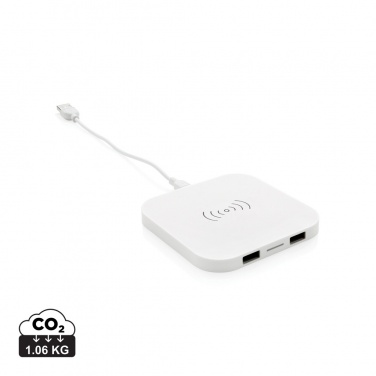 Logo trade promotional merchandise picture of: Wireless 5W charging pad