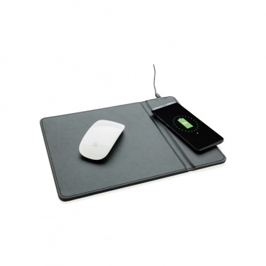 Logo trade business gift photo of: Mousepad with 5W wireless charging