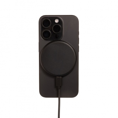 Logo trade corporate gifts image of: Magnapad 15W RCS rplastic magnetic 3 in 1 charging pad