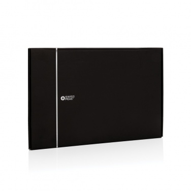 Logo trade business gifts image of: Swiss peak RCS recycled PU 15W 3 in 1 charging mousepad