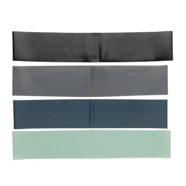 Logotrade advertising product image of: 4pc elastic fitness bands in pouch