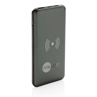 Logo trade advertising products image of: 10.000 mAh Fast Charging 10W Wireless Powerbank with PD