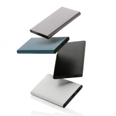 Logotrade promotional giveaway image of: RCS recycled plastic/aluminum 4000 mah powerbank with type C