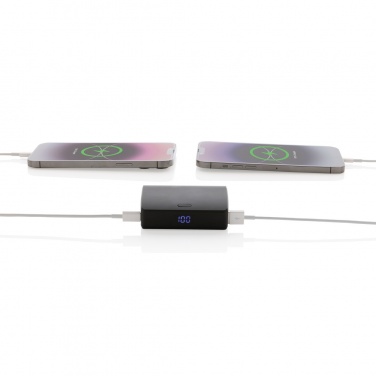 Logo trade advertising products image of: FlashCharge RCS rplastic 10000 mah fast charge powerbank