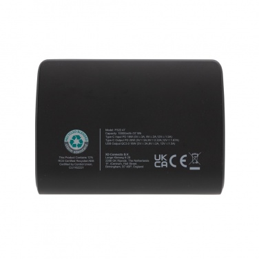 Logotrade promotional item image of: FlashCharge RCS rplastic 10000 mah fast charge powerbank