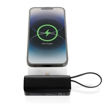 Logotrade promotional giveaways photo of: Powerlink RCS rplastic 3000 mAh powerbank iOS connector