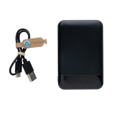 Logo trade corporate gifts picture of: RCS recycled plastic 5.000 mAh powerbank