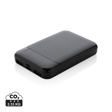 Logo trade promotional gifts picture of: RCS recycled plastic 5.000 mAh powerbank
