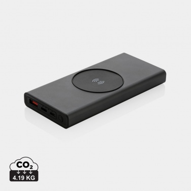 Logotrade promotional item picture of: Terra RCS recycled 18W aluminium 10000 powerbank 10W