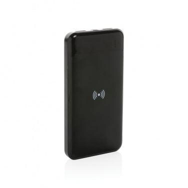 Logo trade corporate gift photo of: RCS standard recycled plastic wireless powerbank