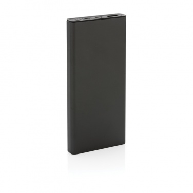 Logo trade promotional giveaway photo of: Terra RCS recycled 18W aluminium powerbank 10.000 mAh