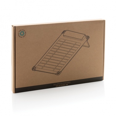 Logo trade promotional gifts picture of: Solarpulse rplastic portable solar panel 5W