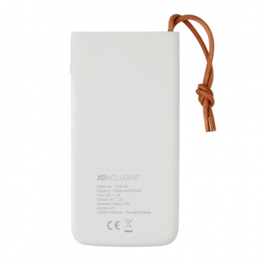 Logotrade promotional item picture of: Aria 8.000 mAh 5W wireless charging powerbank