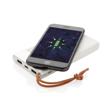 Logo trade promotional product photo of: Aria 8.000 mAh 5W wireless charging powerbank