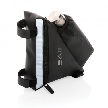 Logotrade promotional merchandise photo of: PU high visibility bike frame bag with bottle holder