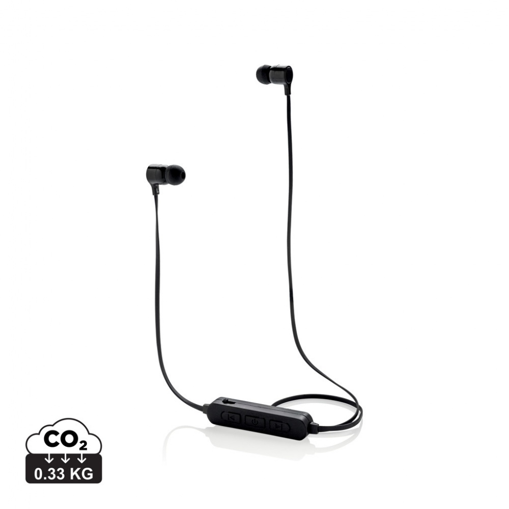 Logo trade promotional giveaways image of: Light up logo wireless earbuds