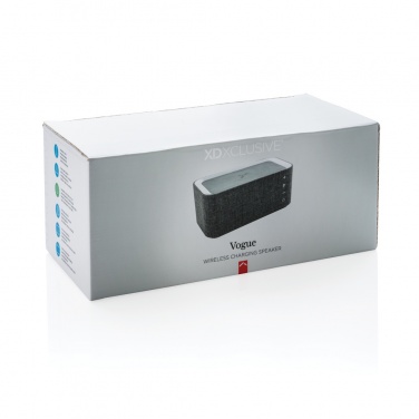 Logotrade business gift image of: Vogue wireless charging speaker