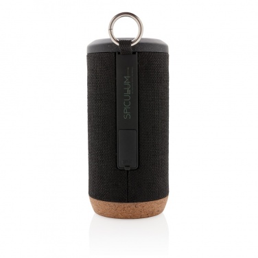 Logotrade promotional item image of: Baia 10W wireless speaker, cork