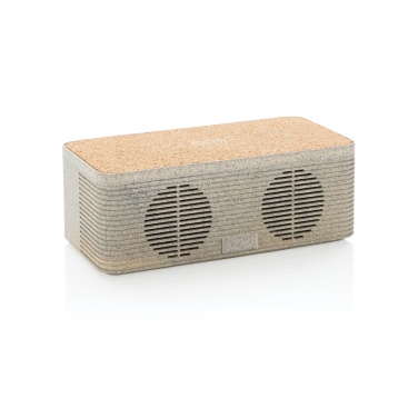 Logotrade promotional merchandise picture of: Wheatstraw wireless charging speaker