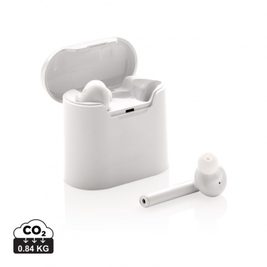Logo trade promotional gifts image of: Liberty wireless earbuds in charging case