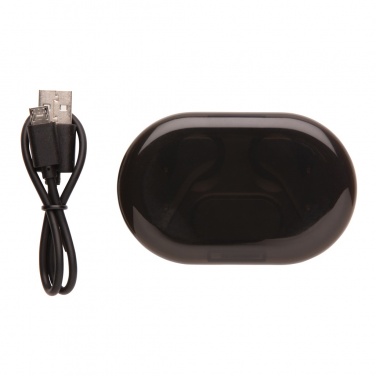 Logotrade corporate gifts photo of: Light up logo TWS earbuds in charging case