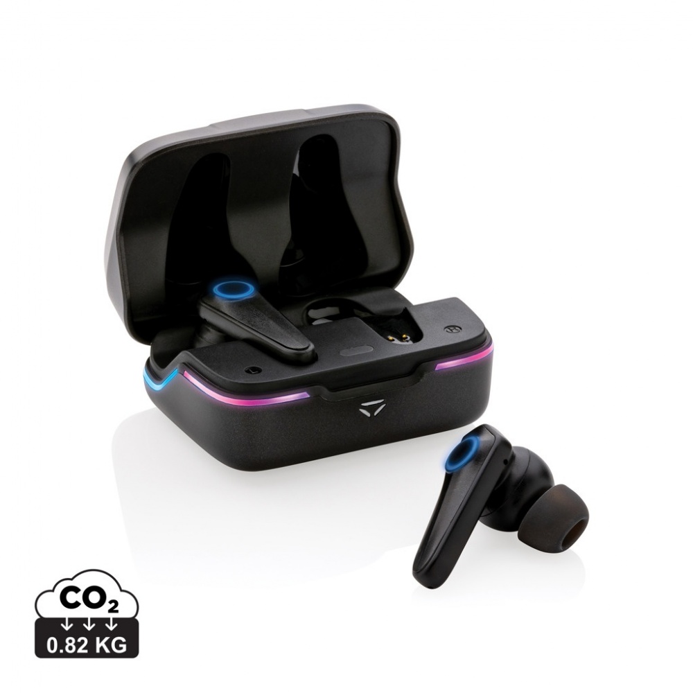 Logo trade promotional gifts picture of: RGB gaming earbuds with ENC