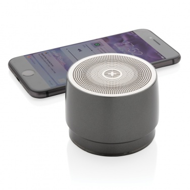 Logo trade promotional gift photo of: Swiss peak 5W wireless bass speaker