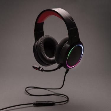 Logo trade business gifts image of: RGB gaming headset