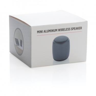 Logotrade promotional merchandise image of: Mini aluminium wireless speaker