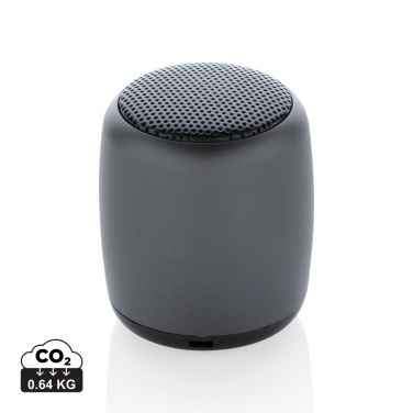 Logo trade promotional product photo of: Mini aluminium wireless speaker
