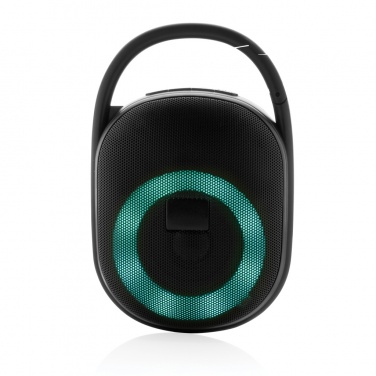 Logo trade promotional giveaways picture of: RCS recycled plastic Lightboom 5W Clip speaker