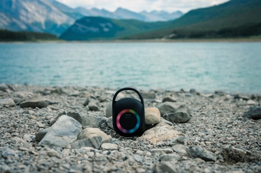 Logotrade promotional merchandise photo of: RCS recycled plastic Lightboom 5W Clip speaker