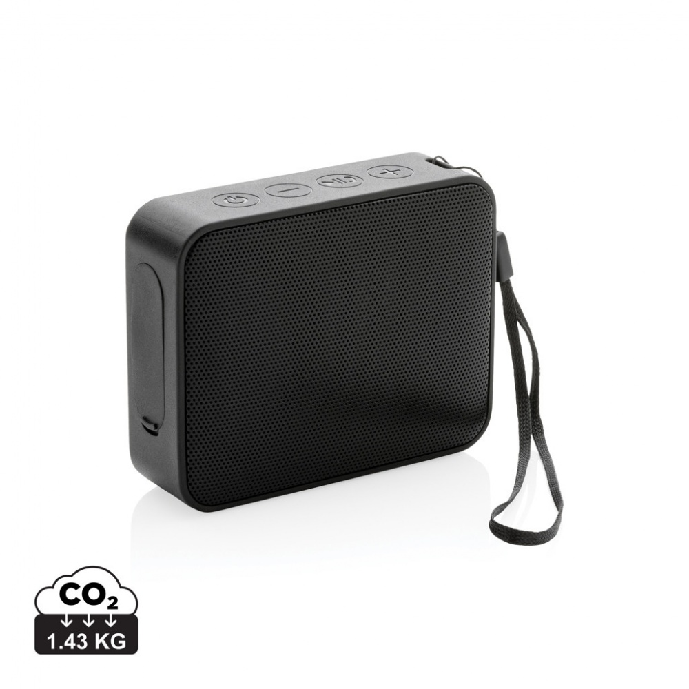 Logo trade promotional giveaways picture of: Urban Vitamin Vallejo RCS rplastic 3W speaker IPX 7