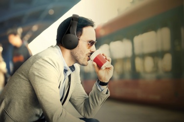 Logotrade promotional gifts photo of: Motorola MOTO XT500 wireless over ear headphone
