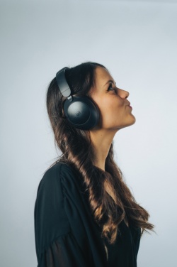 Logotrade promotional product picture of: Urban Vitamin Cupertino RCS rplastic ANC headphone