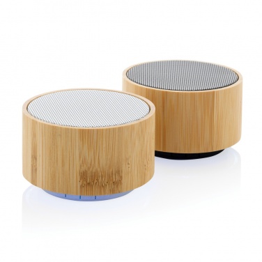 Logotrade promotional giveaway picture of: RCS recycled plastic and bamboo 3W wireless speaker